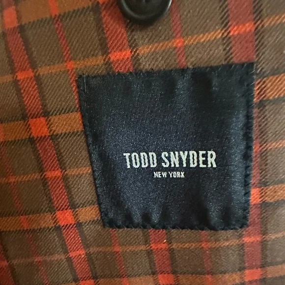 Todd Snyder Red and Black Sport Coat